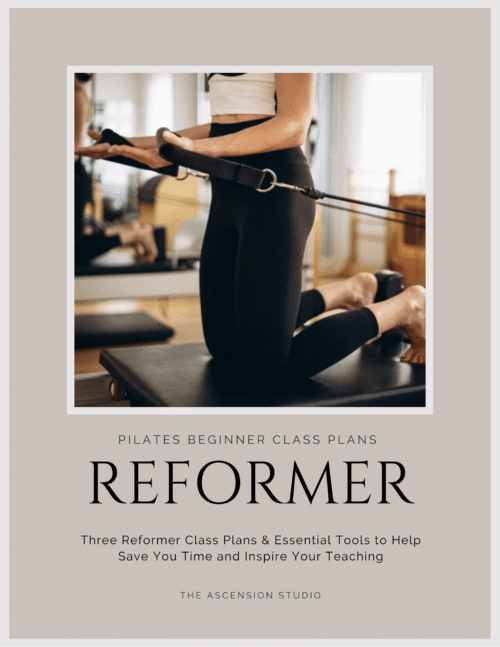 Beginner Reformer Class Plan Workbook